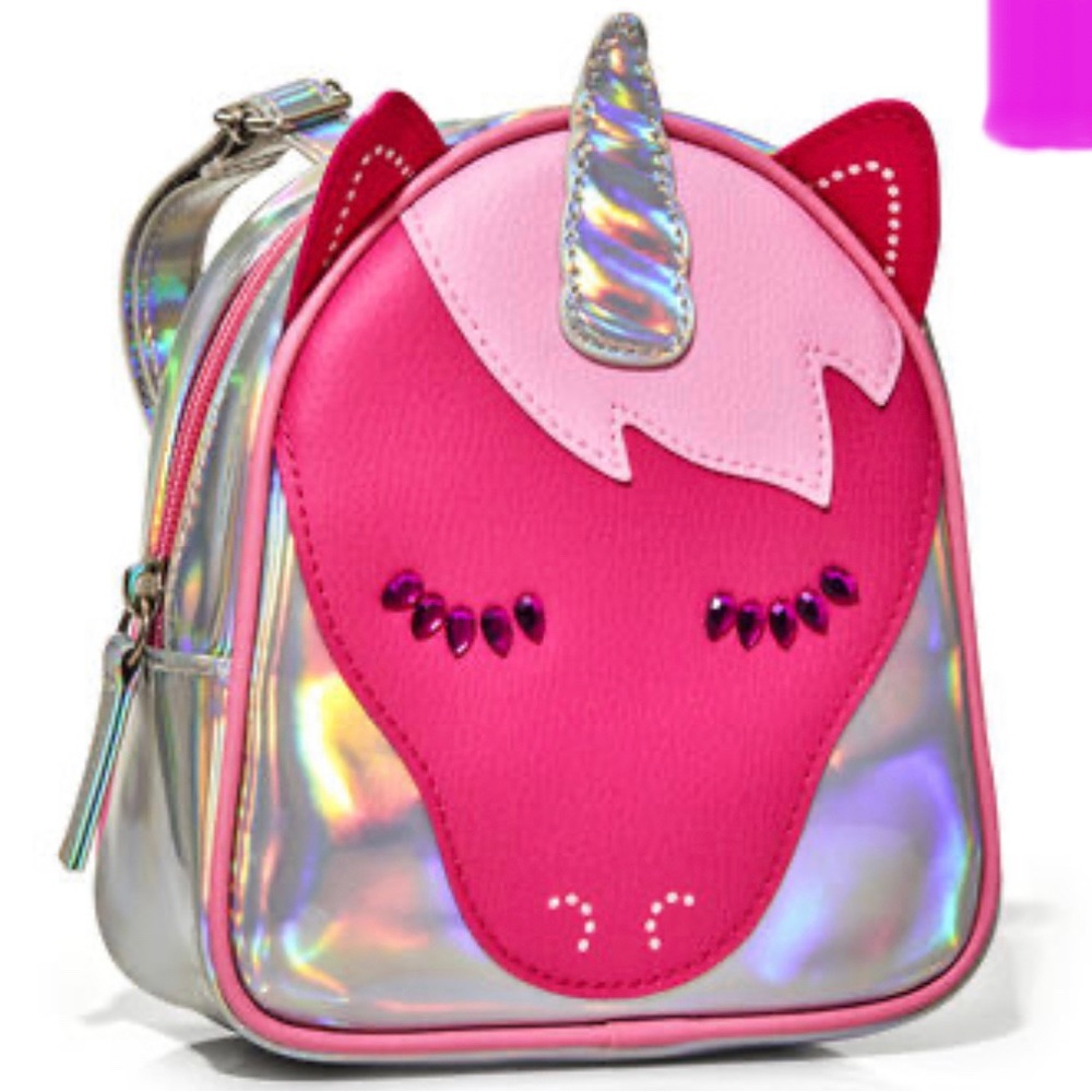 👧🏻UNICORN 🦄MAGICAL MINI BACKPACK/COSMETIC BAG BRAND NEW BATH & BODY WORKS